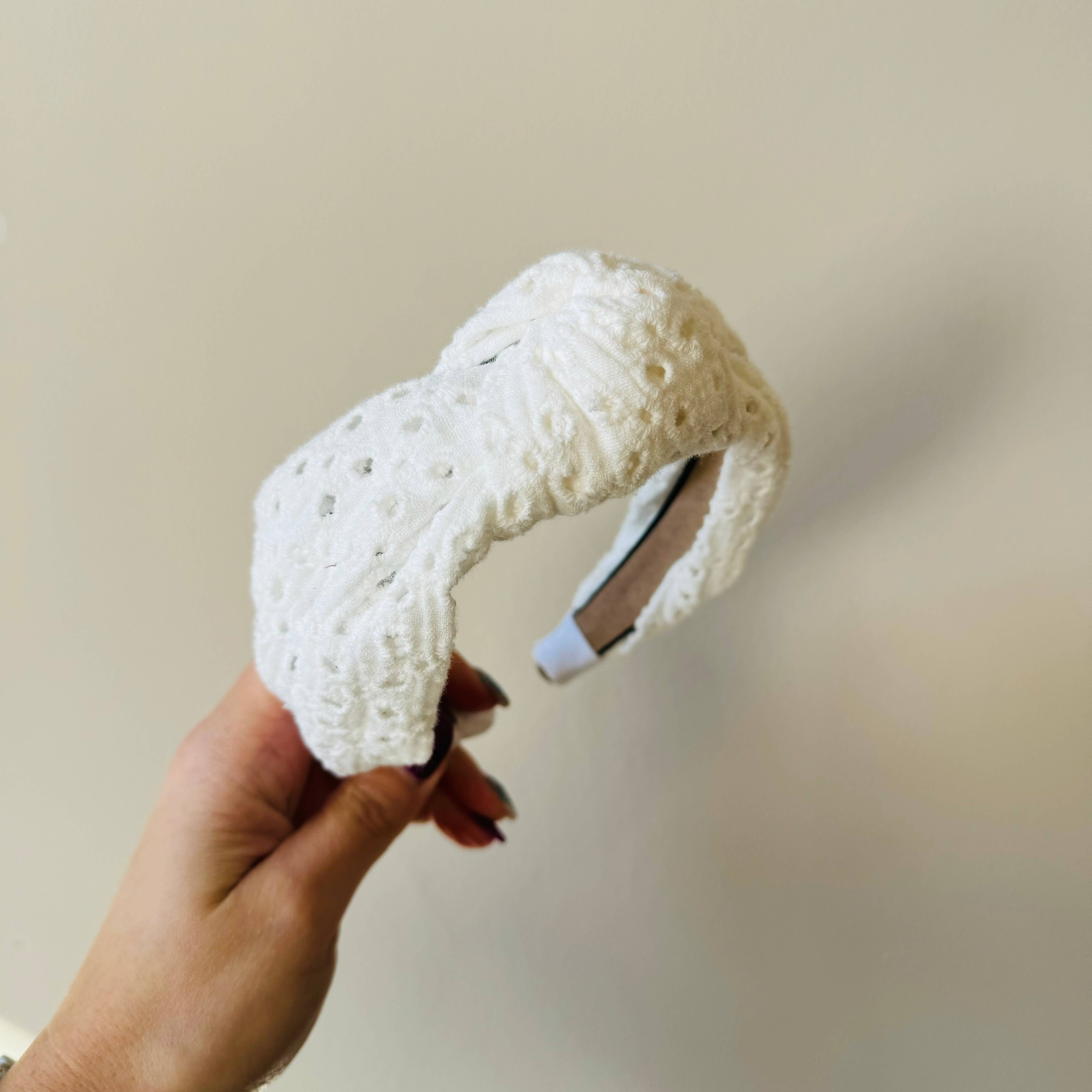 Bibi Kidz - Vendita all'ingrosso Fascia per capelli - Bambini - Fascia per capelli ricamata con nodo, varianti multiple2