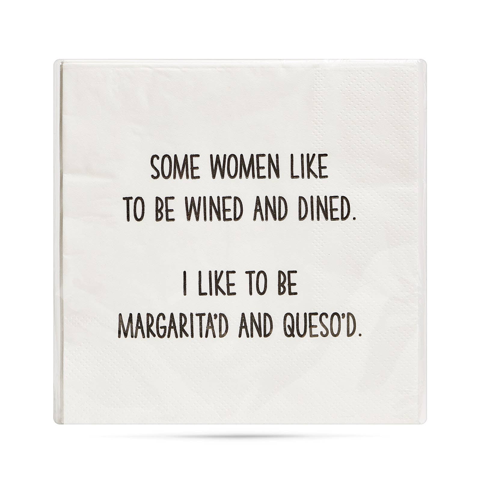 ellembee gift - Vendita all'ingrosso Tovagliolo monouso - Ad alcune donne piace essere vinate e cenate Tovaglioli da cocktail2