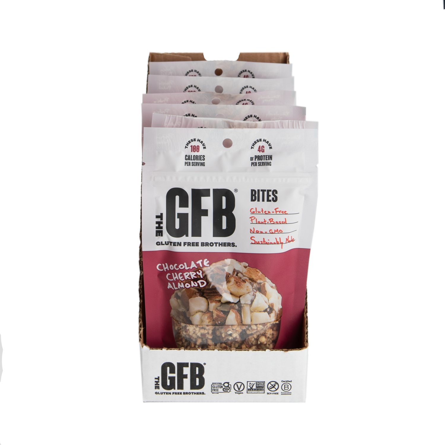 The GFB - Wholesale Snack Bar - Chocolate Cherry Almond Gluten Free Protein Bites10