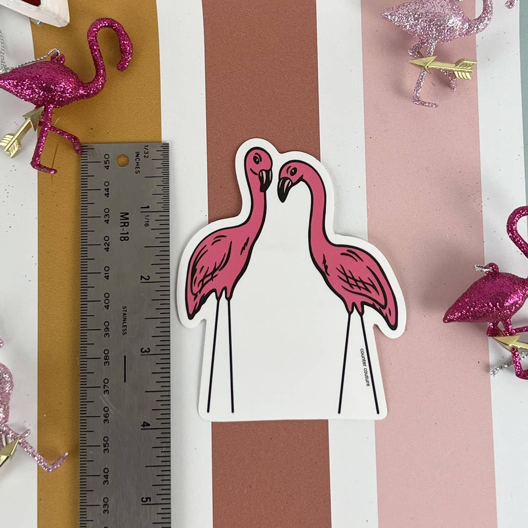 Counter Couture - Vente Autocollant - Autocollant Flamingo | Kitsch | Autocollants | Cadeaux3