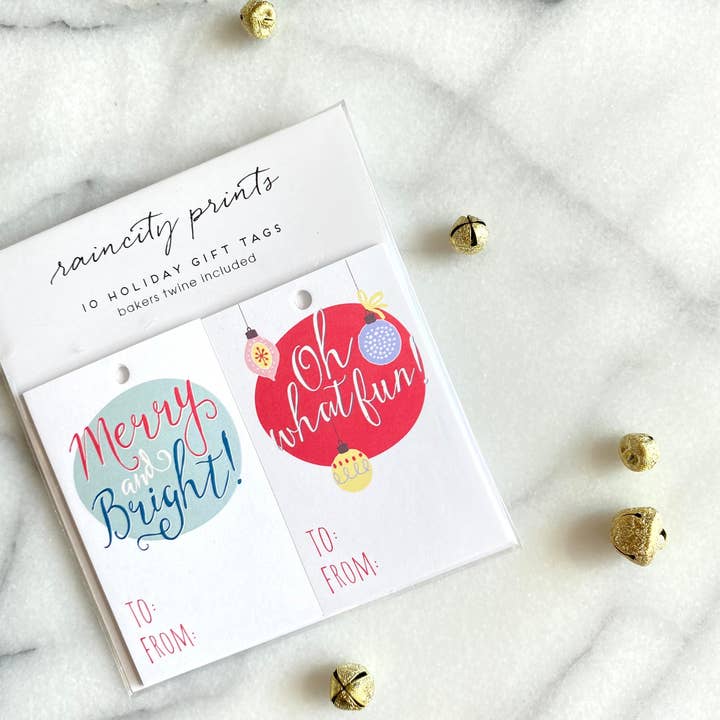 God och ljusa presentetiketter - uppsättning 10 för wholesale av Raincity Prints