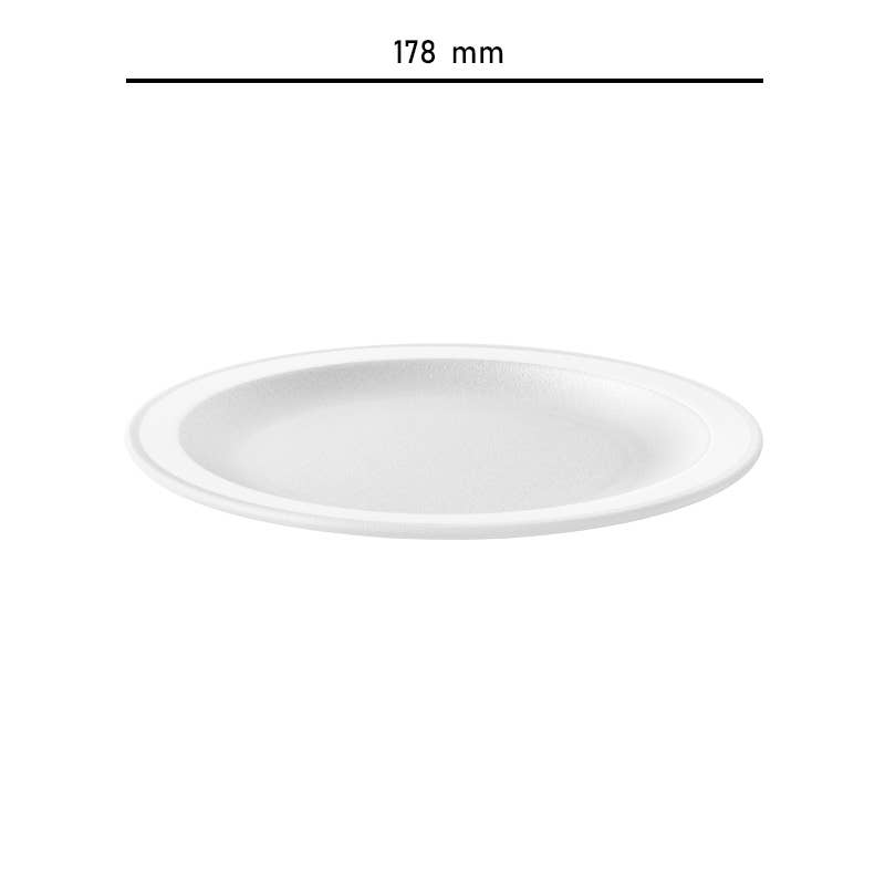 MPDrink - Wholesale Dinner Plate - Plate Ø 178 RASO WHITE1