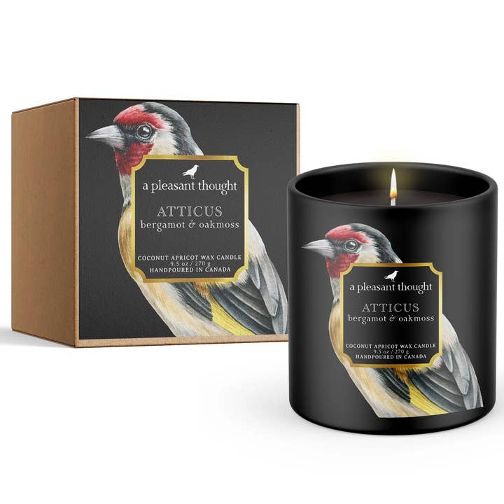A Pleasant Thought - Wholesale Jar/Filled Candle - ATTICUS | BERGAMOT & OAKMOSS | RAVEN CANDLE
1
