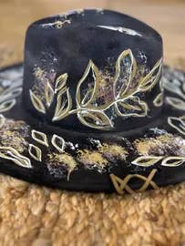 handbemalter Fedora für den Großhandel von Southern Paint Designs