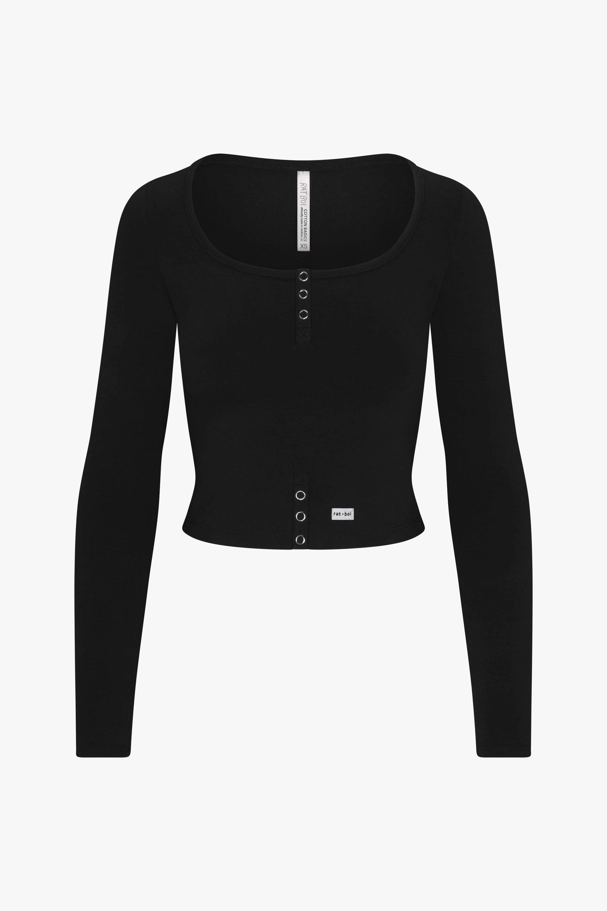 BUTTERFLY SNAP TOP IN ONYX for wholesale on Faire6