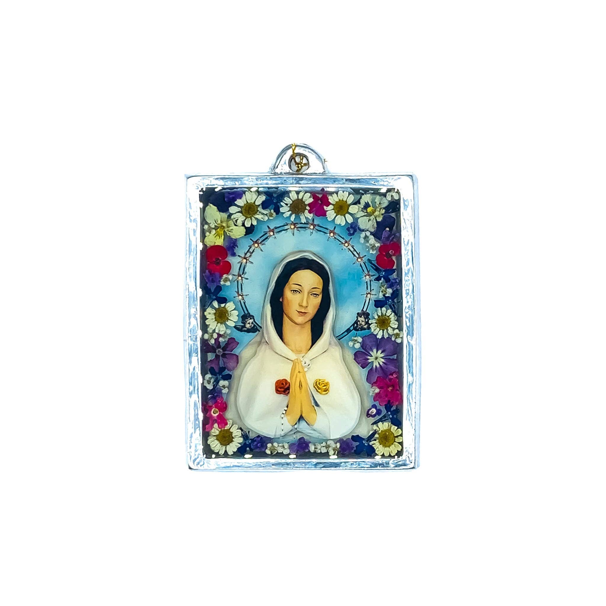 Guadalupe Gifts - Vendita all'ingrosso Cornice portafoto - Cornice da parete Mystic Rose con fiori pressati 12,7 x 8,2 cm0