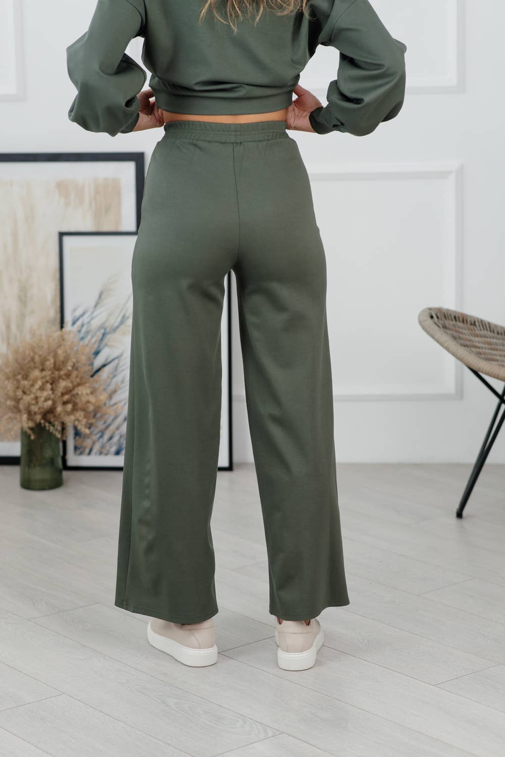 Azuri - Vente Ensemble haut et pantalon (PAS d'intérieur) - Femme - Costume avec pantalon évasé4