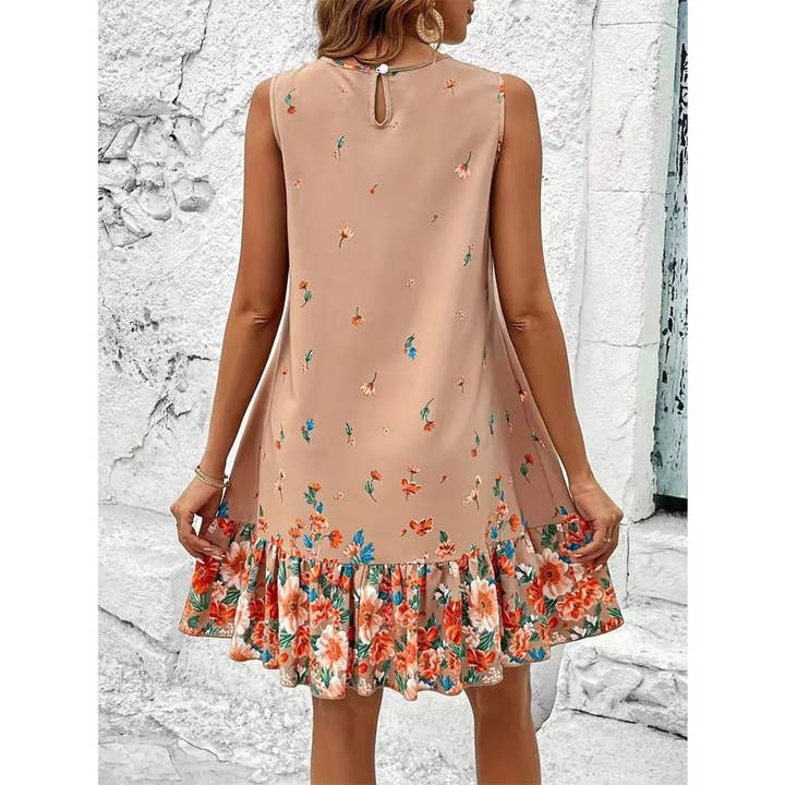 Multi Summer Elegant Vibe Slimming Floral Dress ZK2958 for wholesale on Faire