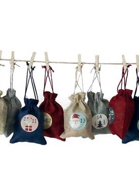 DIY Advent Calendar Garland for wholesale by P'tit Clown