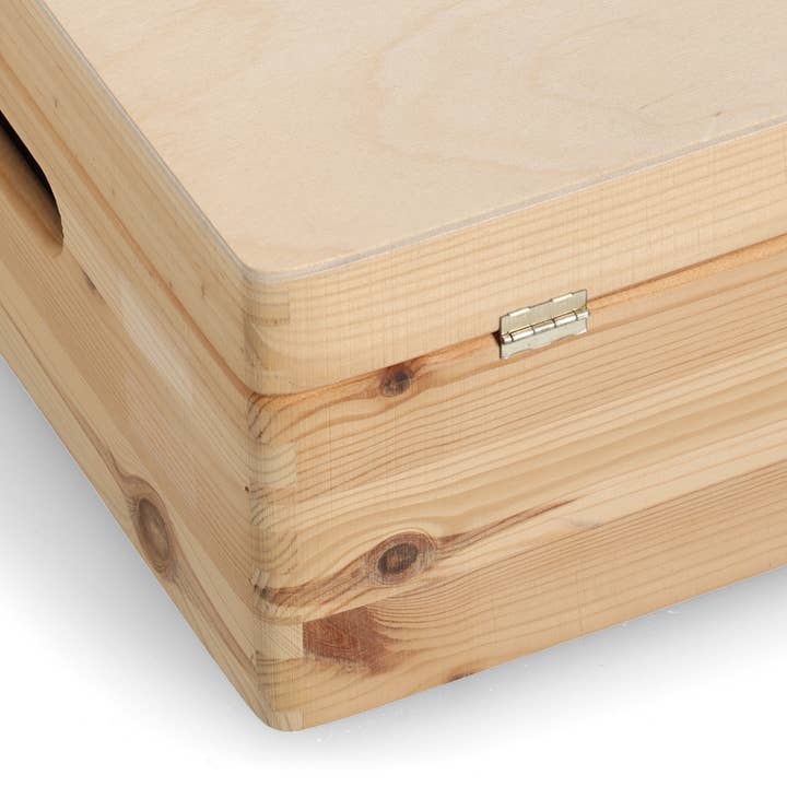 nature Multipurpose Box with Lid, Softwood FSC 100% #2 for wholesale on Faire5