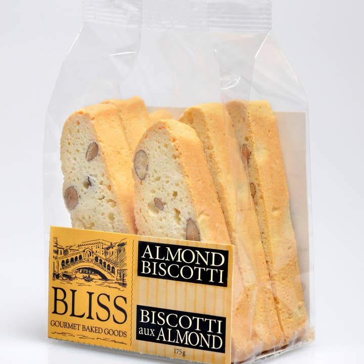 Bliss Gourmet Baked Goods Inc - Wholesale Cookie - Almond Biscotti