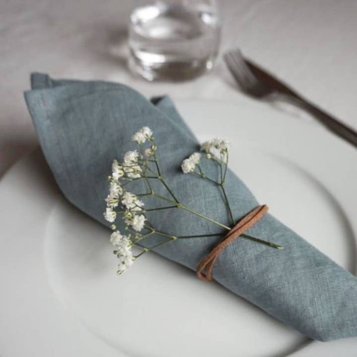 EmbroideryNTA - Wholesale Dinner & Cloth Napkin - Embroidery Linen Napkins, Hand Embroidered Linen Table Decor1