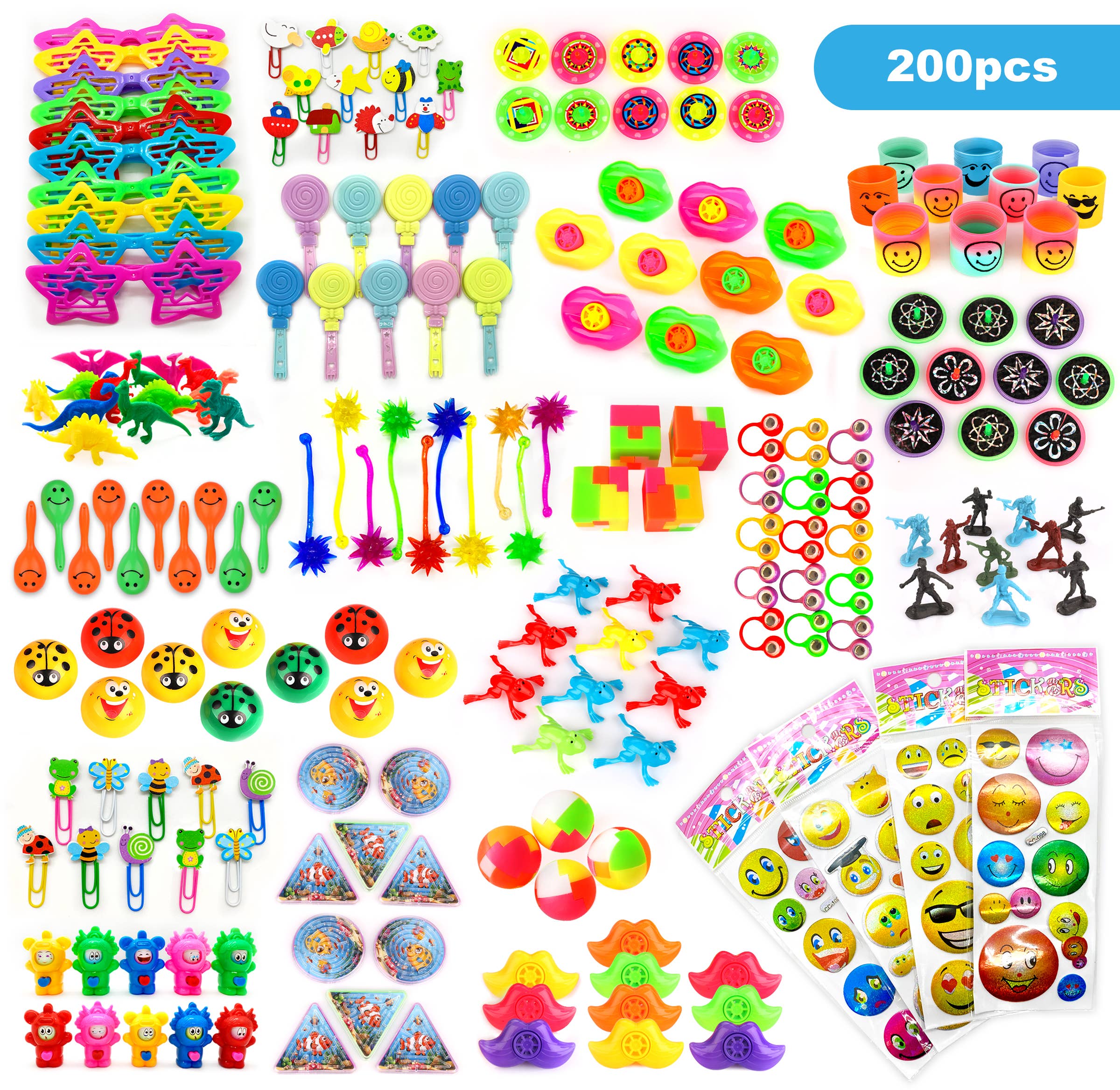 TDV Homes - Wholesale Party Favor - 200 PCS Birthday Party Favors for Kids Toys Bulk Assortment1