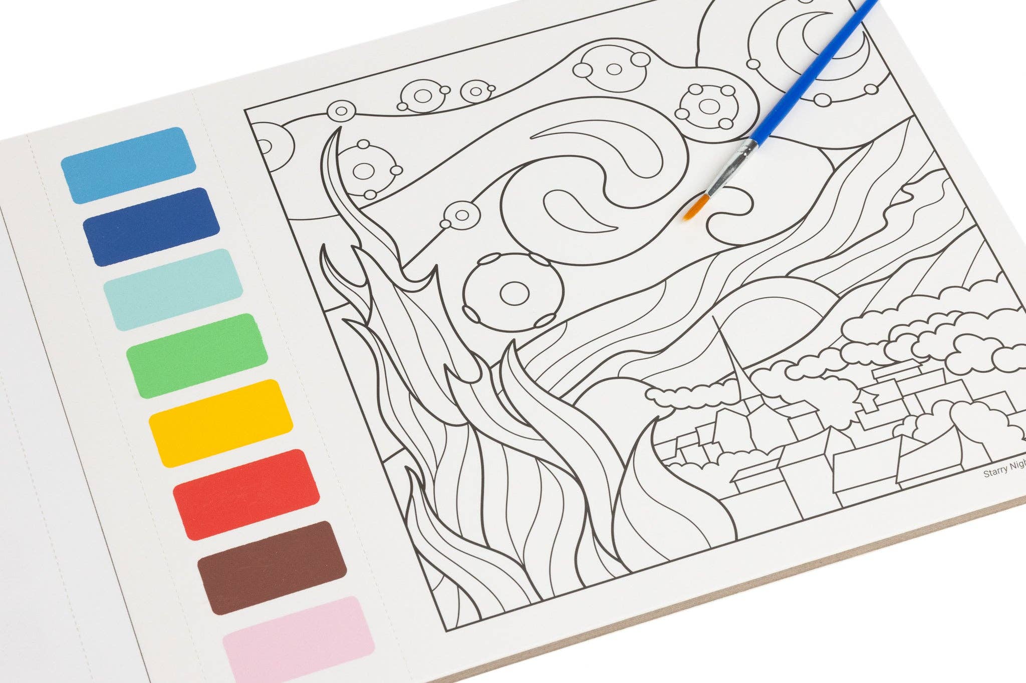 Today is Art Day - Wholesale DIY Craft Kit - Kids - Vincent van Gogh - Watercolor Kit7