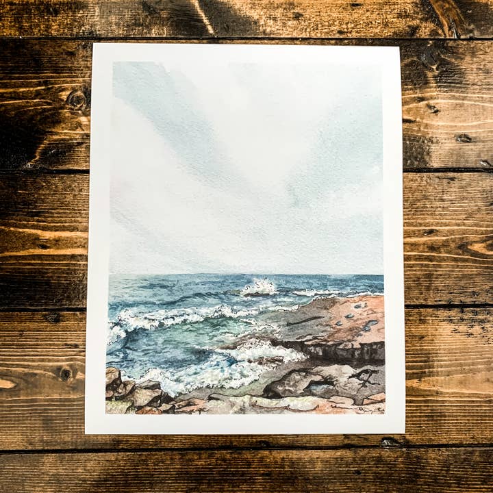 Lady Lake Superior Print for wholesale by Art by Sj Nielsen