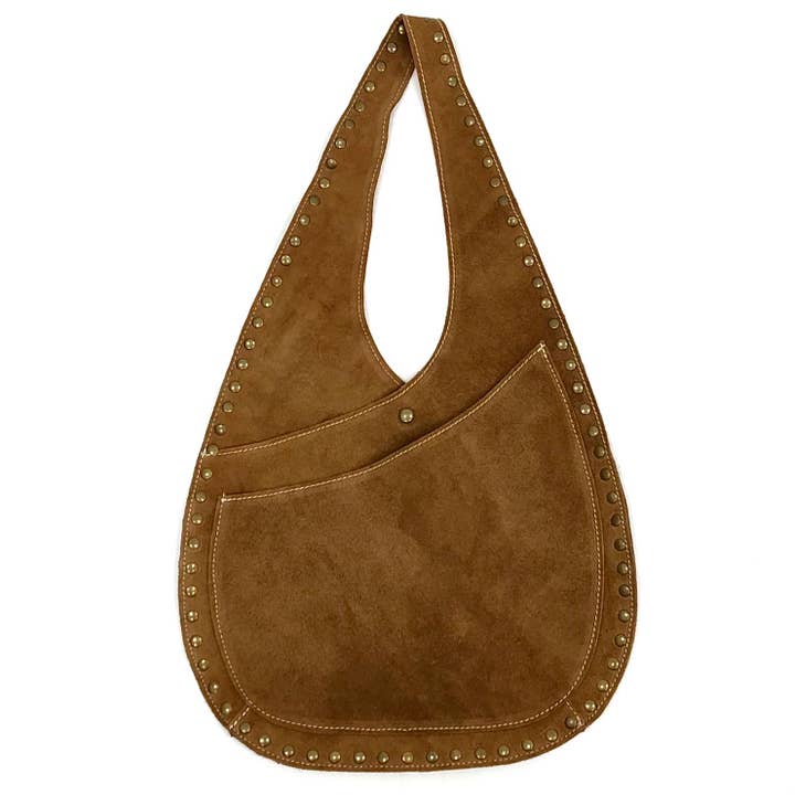 MILANO AMOUR - Wholesale Tote Bag - Women's - SHOPPER SACCA POLYNNE SUEDE STUDS TOTE BAG1
