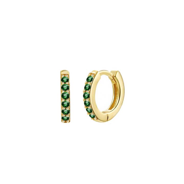 Sparkling hoops green for wholesale by Rosies