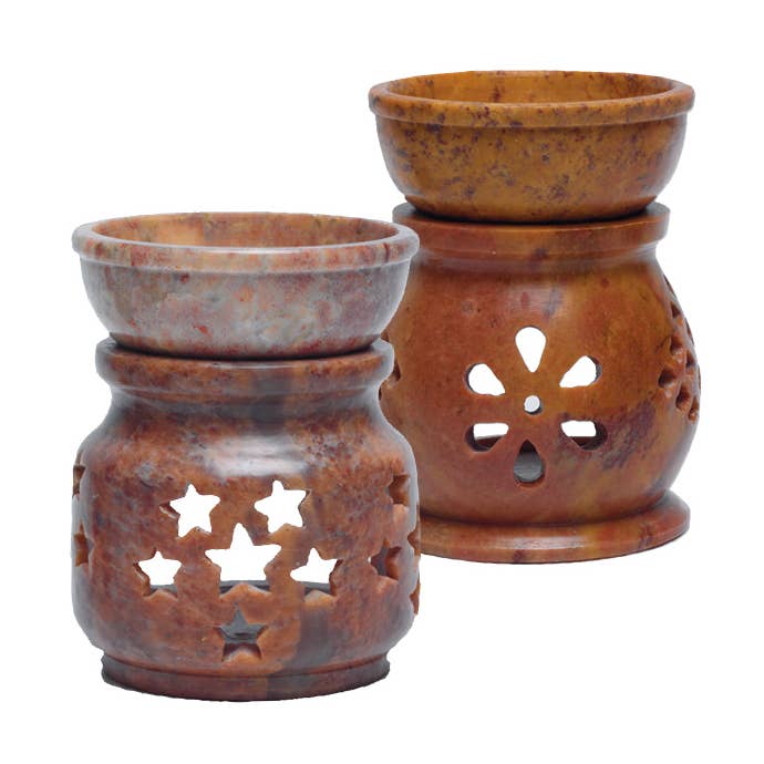 Soapstone Oil Burners for wholesale by Benjamin International
