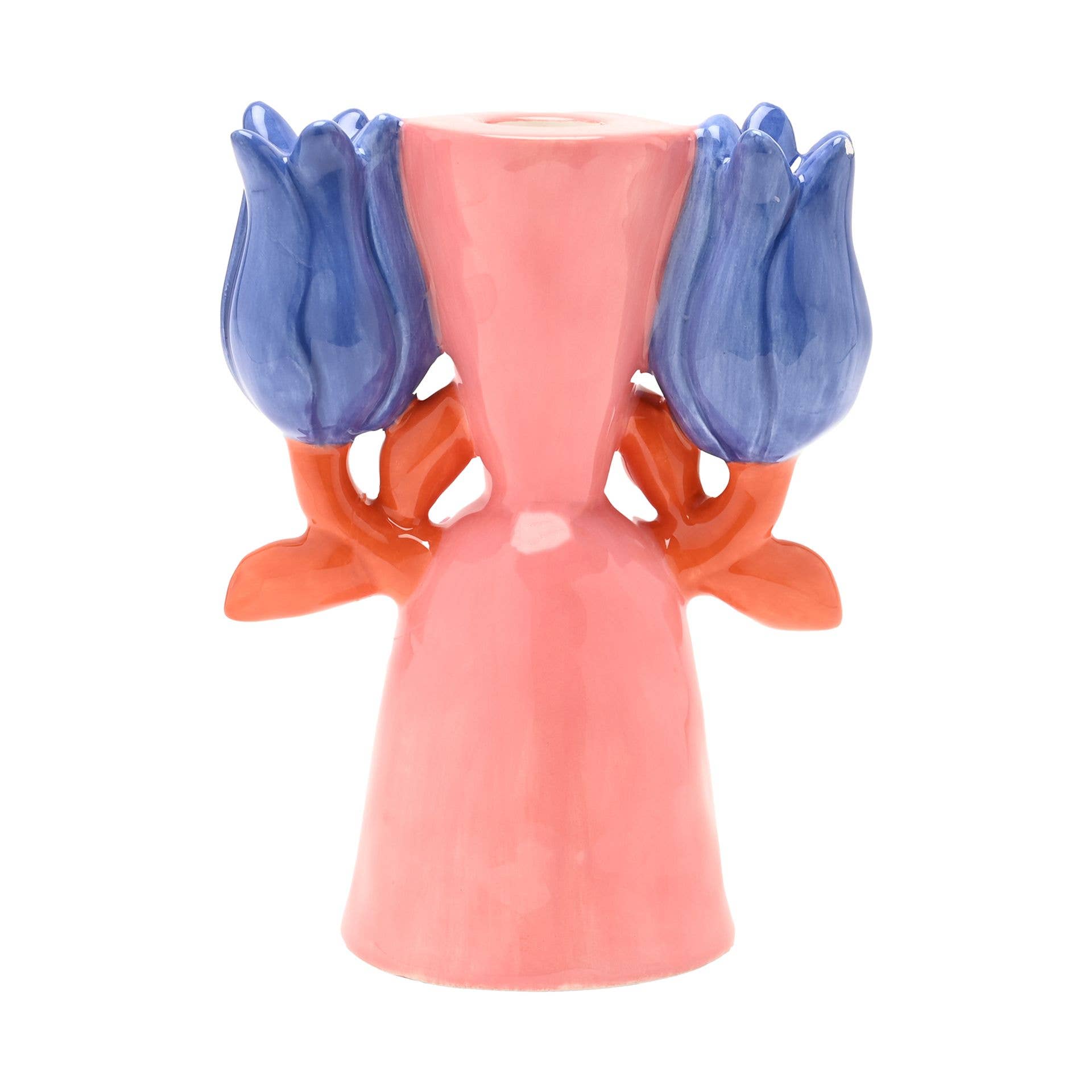 WIDDOP and Co. - Wholesale Candle Holder - Hestia Pink Flower Candle Holder3