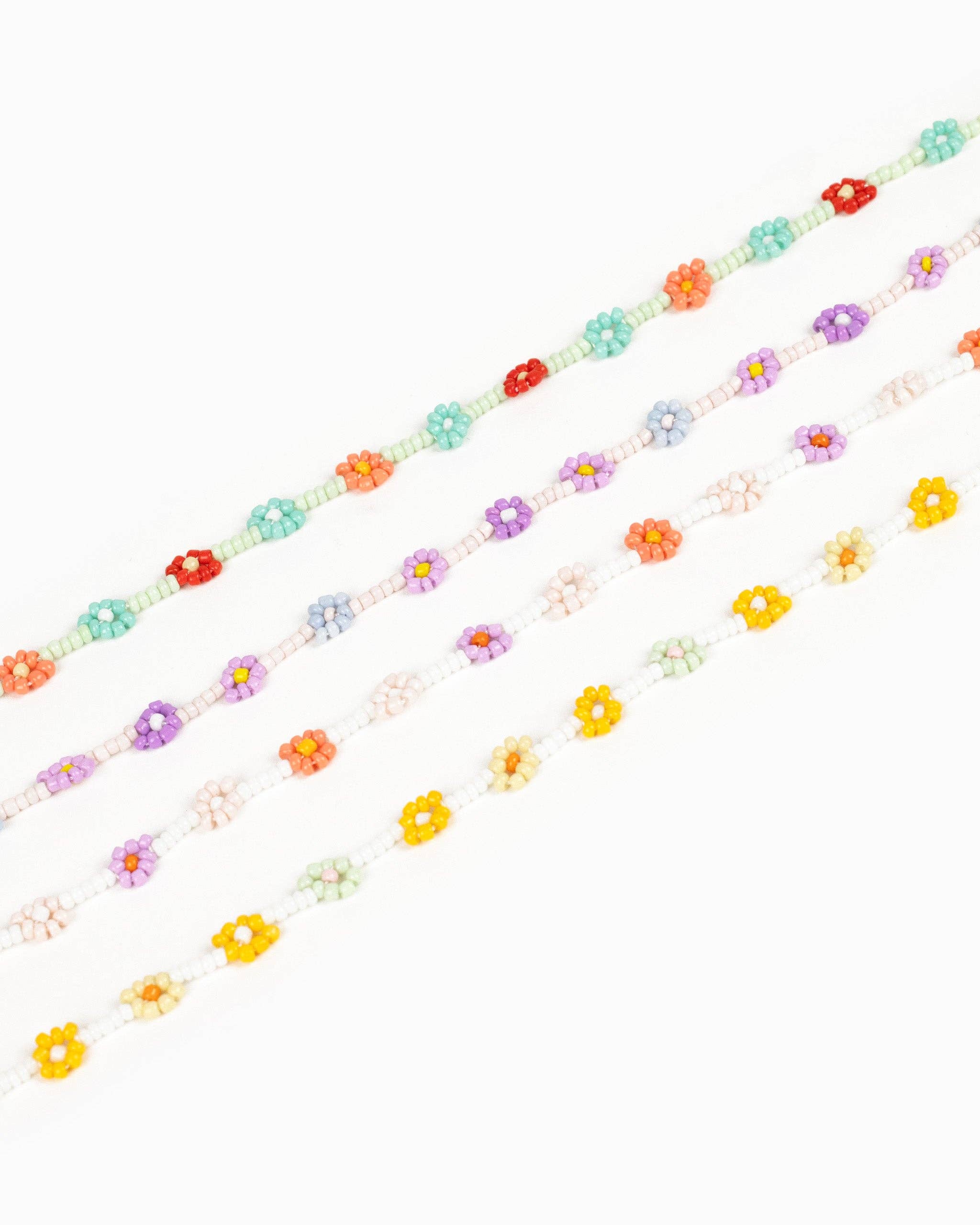 Sessori - Vente Collier de perles - Collier de perles en verre Tropic Fruit Flower12