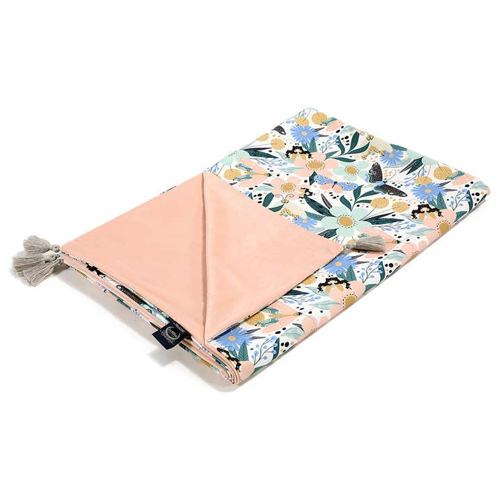 La Millou USA - Wholesale Bedding blanket – Kids & Baby - Large Light Velvet Blanket - Fairytale Land - Powder Pink0