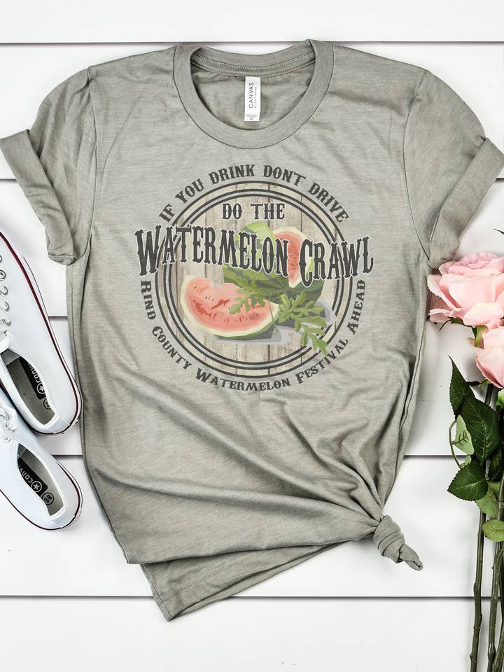 Do The Watermelon Crawl Shirt, Summer Party Good Vibes Tee for wholesale by Gerdees