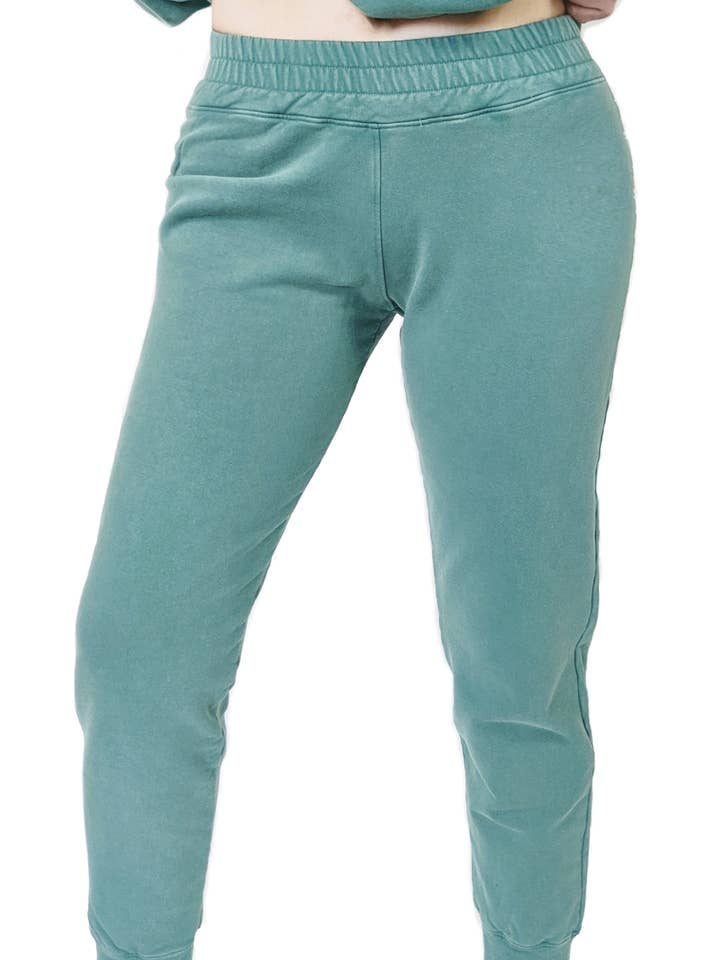 Pantalones de chándal con diseño de aguamarina, color verde aguamarina para venta al por mayor de Jacarandá