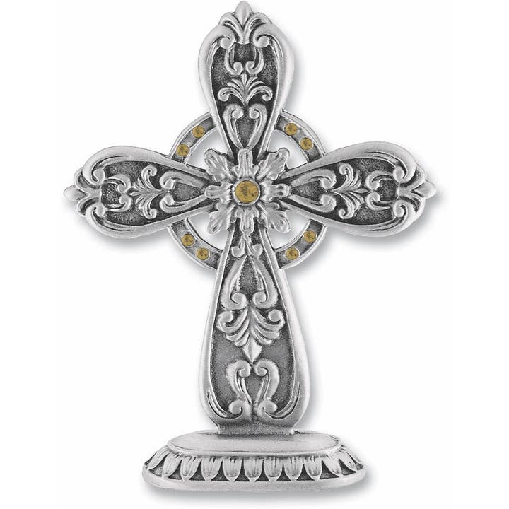 Abbey + CA Gift - Wholesale Wall Cross - Standing Cross with Swarovski Crystals