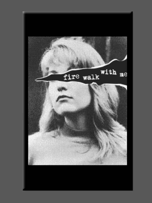 TWIN PEAKS, Magnet, Button, Mirror, David Lynch, Fire Walk for wholesale by Ba Ba Buttons