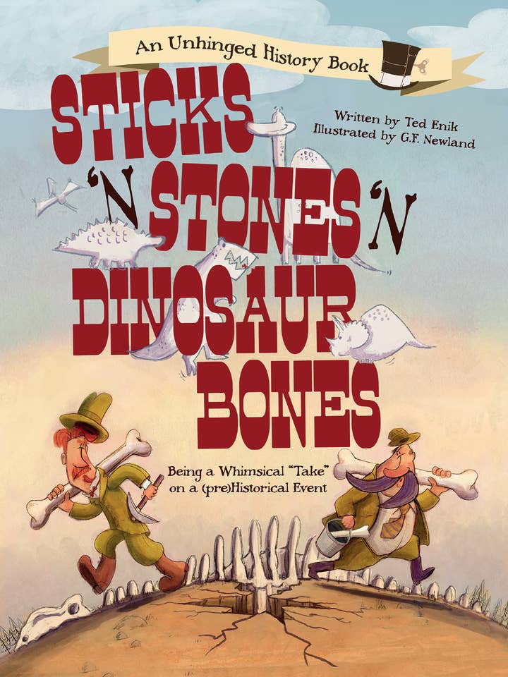 Sticks 'n' Stones 'n' Dinosaure Os pour la vente par Schiffer Kids