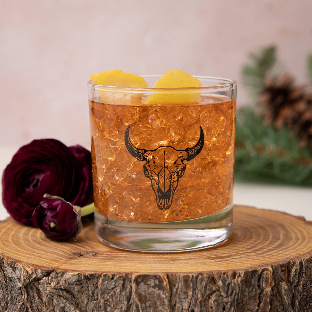 Counter Couture - Wholesale Cocktail/likeur glas - Buffalo Skull Rocks Glas | Whiskyglas2