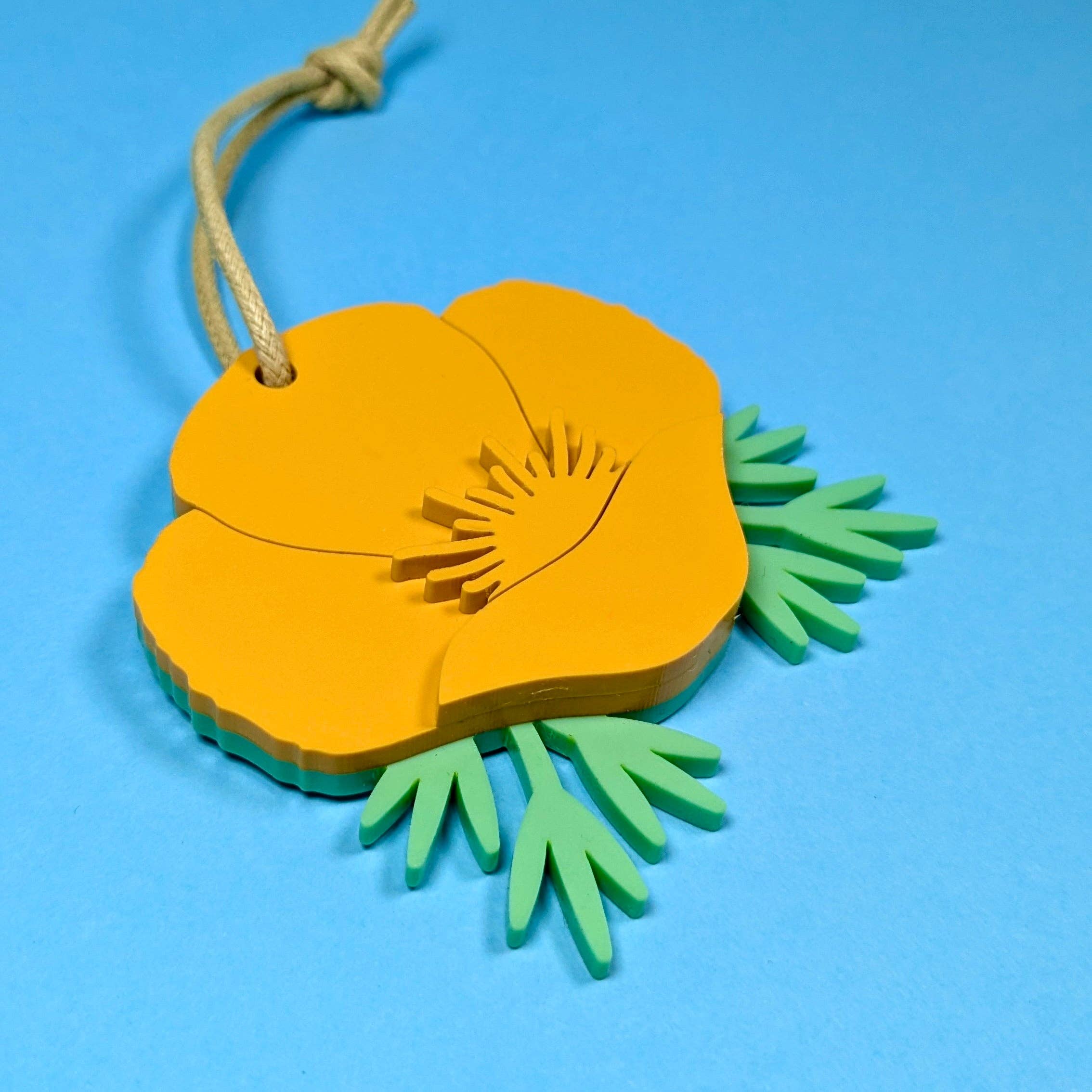 Crafted - Wholesale Ornament - California Poppy Ornament2