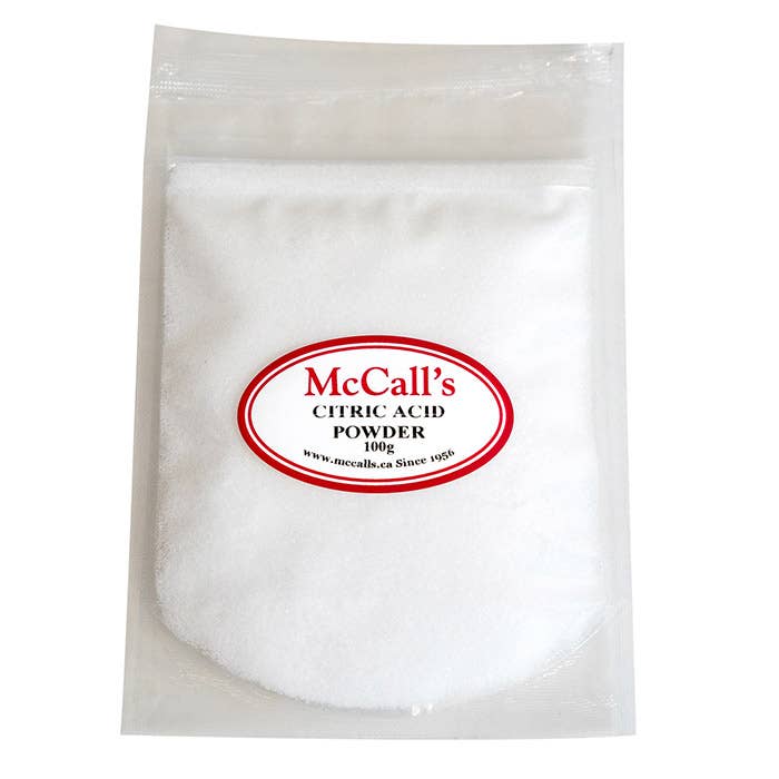 McCall's - Vendita all'ingrosso Kit decorazione torte - ACIDO CITRICO IN POLVERE 3,5 oz/100 g - WA