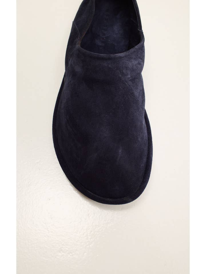 Suede Espadrilles with Italian Rubber Sole - Navy for wholesale on Faire4