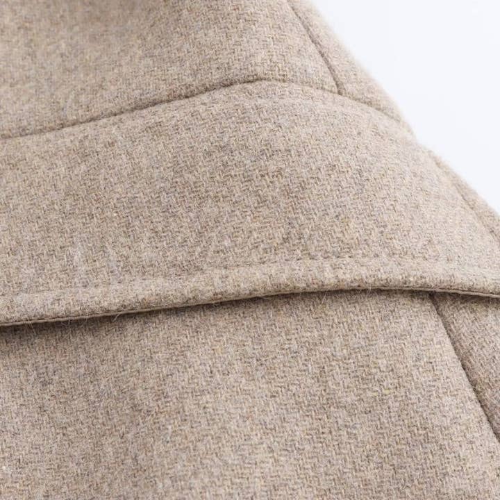 safistyle - Wholesale Fur/Faux Fur Coat - Women's - Longline Coat with Faux Fur Collar2