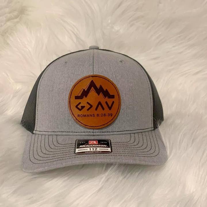 Richardson 112 - God is Greater- Leatherette Patch for wholesale by MLB Customs - MyLittleBlessing,LLC