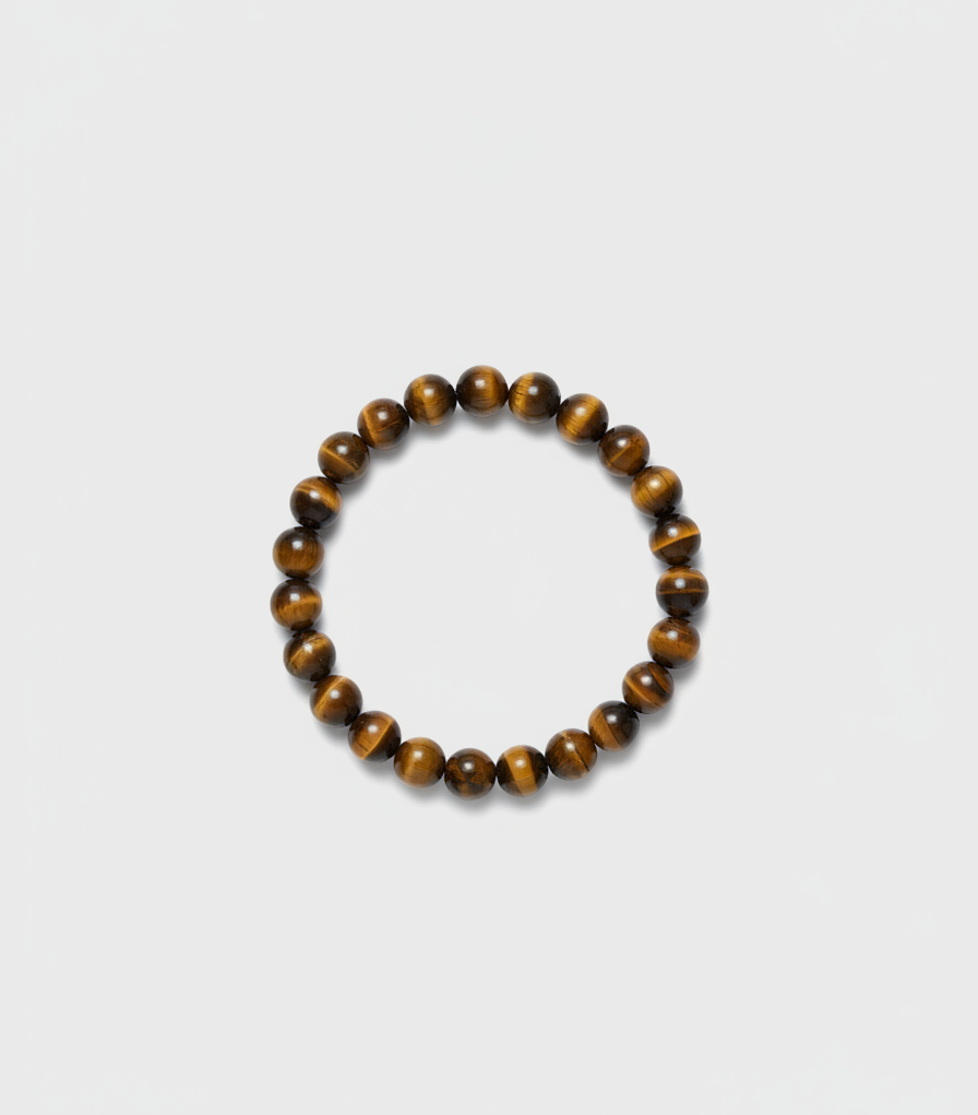 KENDI AMANI - Wholesale Beaded Bracelet - Jasiri Tiger Eye Beaded Bracelet – Timeless Stretch Bracelet for Layered or Solo Wear3