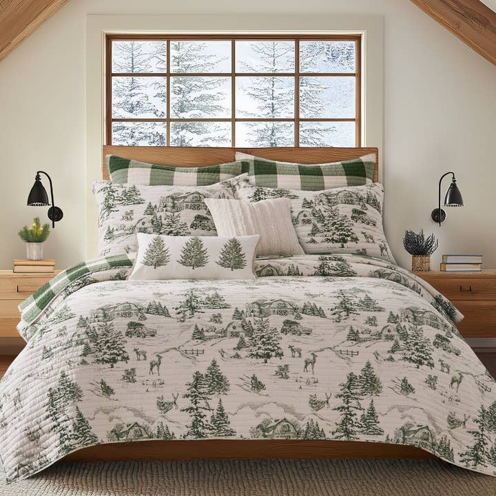 Levtex Home - Wholesale Bedding Set - Winter Sleigh Ride Quilt Set1