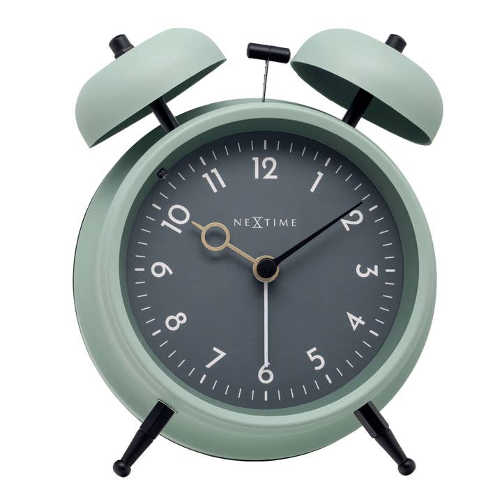 NeXtime - Wholesale Alarm Clock - Alarm Clock 12 x 14 x 6cm-Metal-NeXtime "Golden Hour"7