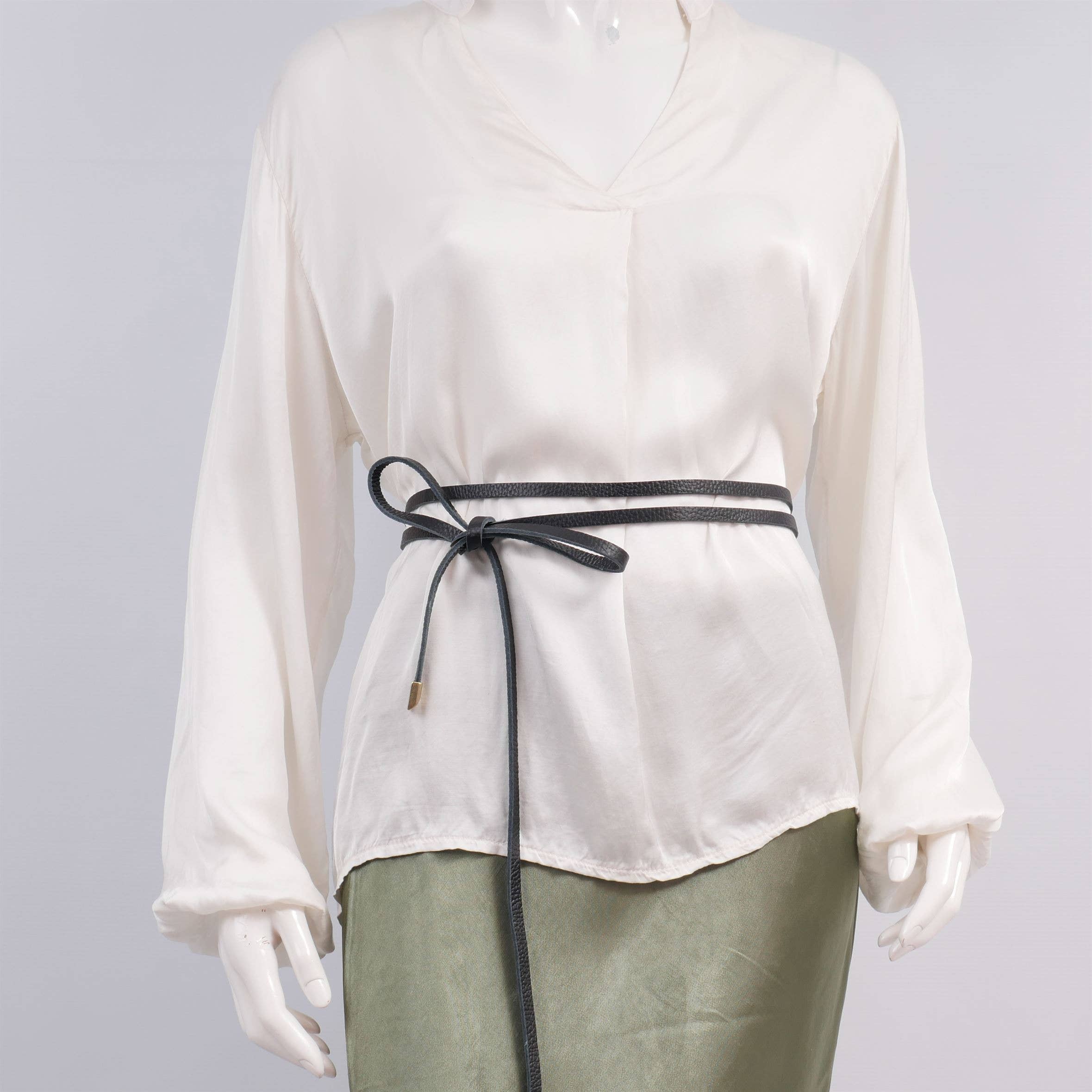 Cecile Wang - Vendita all'ingrosso Cintura - Donna - Cintura a corda in pelle BK0073