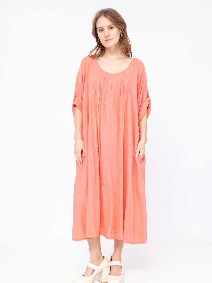 Mia 4469 Kleid für Frühlings- und Sommerkleidung für den Großhandel von LINEN & COTTON HOUSE
