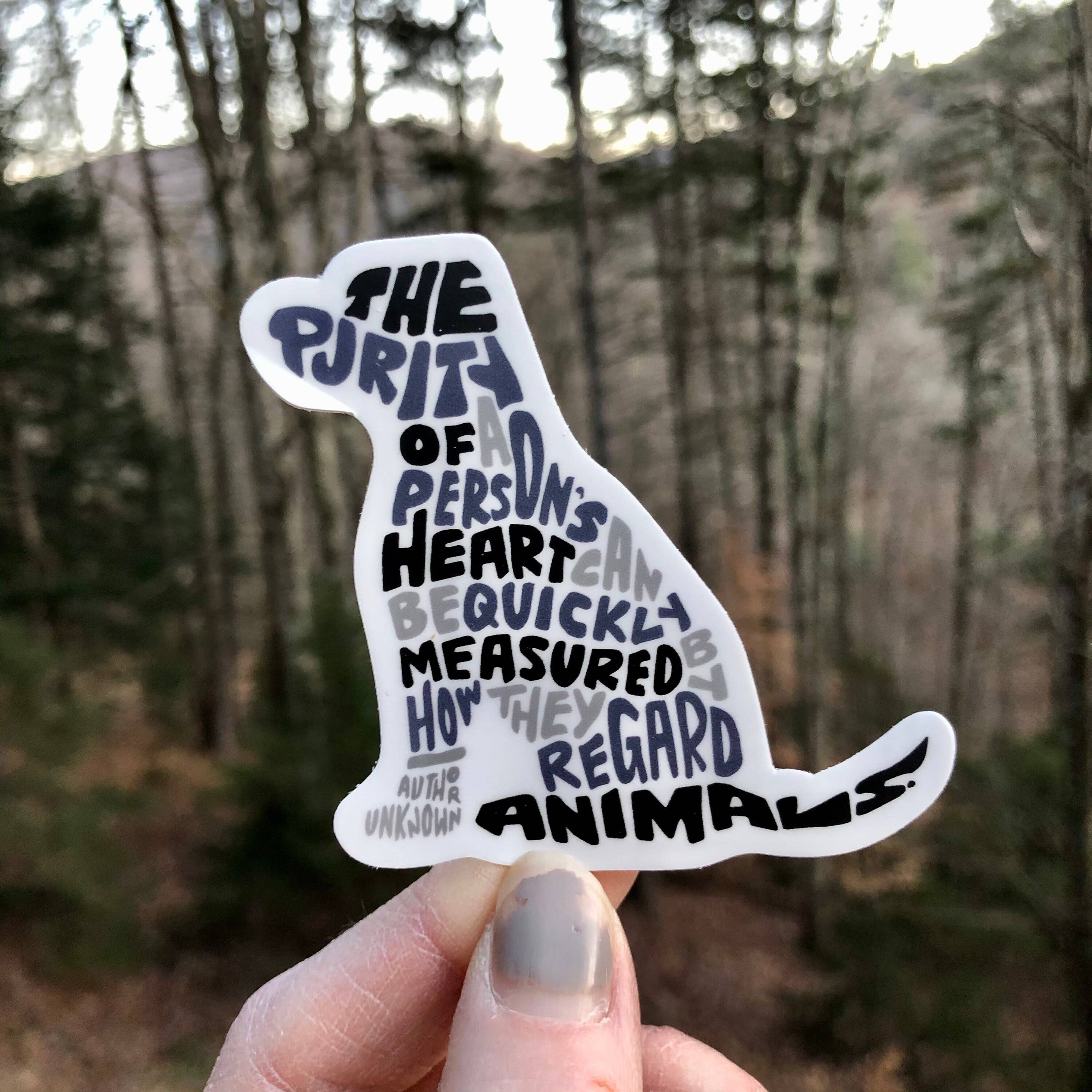Wander On Words - Wholesale Sticker - Hand-Lettered Inspirational Dog Lover Sticker2