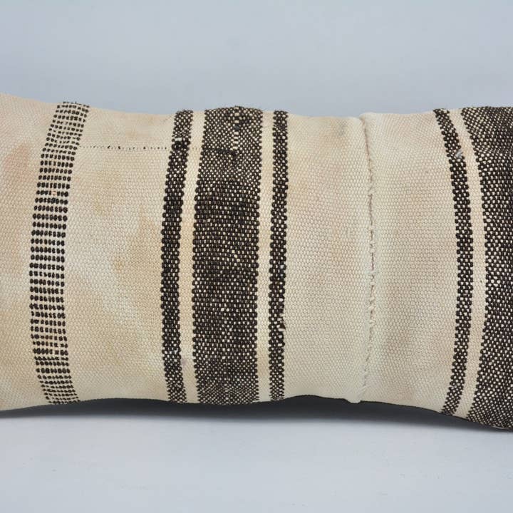 Handgemaakte Kilim Gestreepte Sierkussenhoes 8x16 voor wholesale door Kilim Pillow Decors