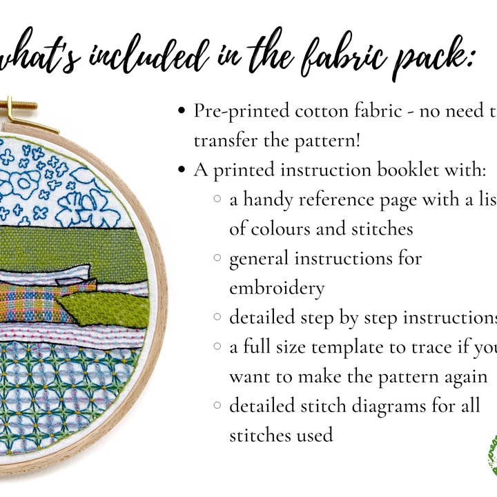 Cream Tea and Lace - Wholesale Embroidery/Cross Stitch Supplies - embroidery kit midsummer, interior design modern hoop art4