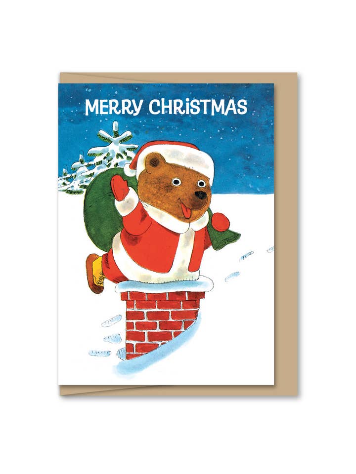 Mini Santa Claws Boxed | 6 Enclosure-sized Christmas Cards for wholesale by Maginating