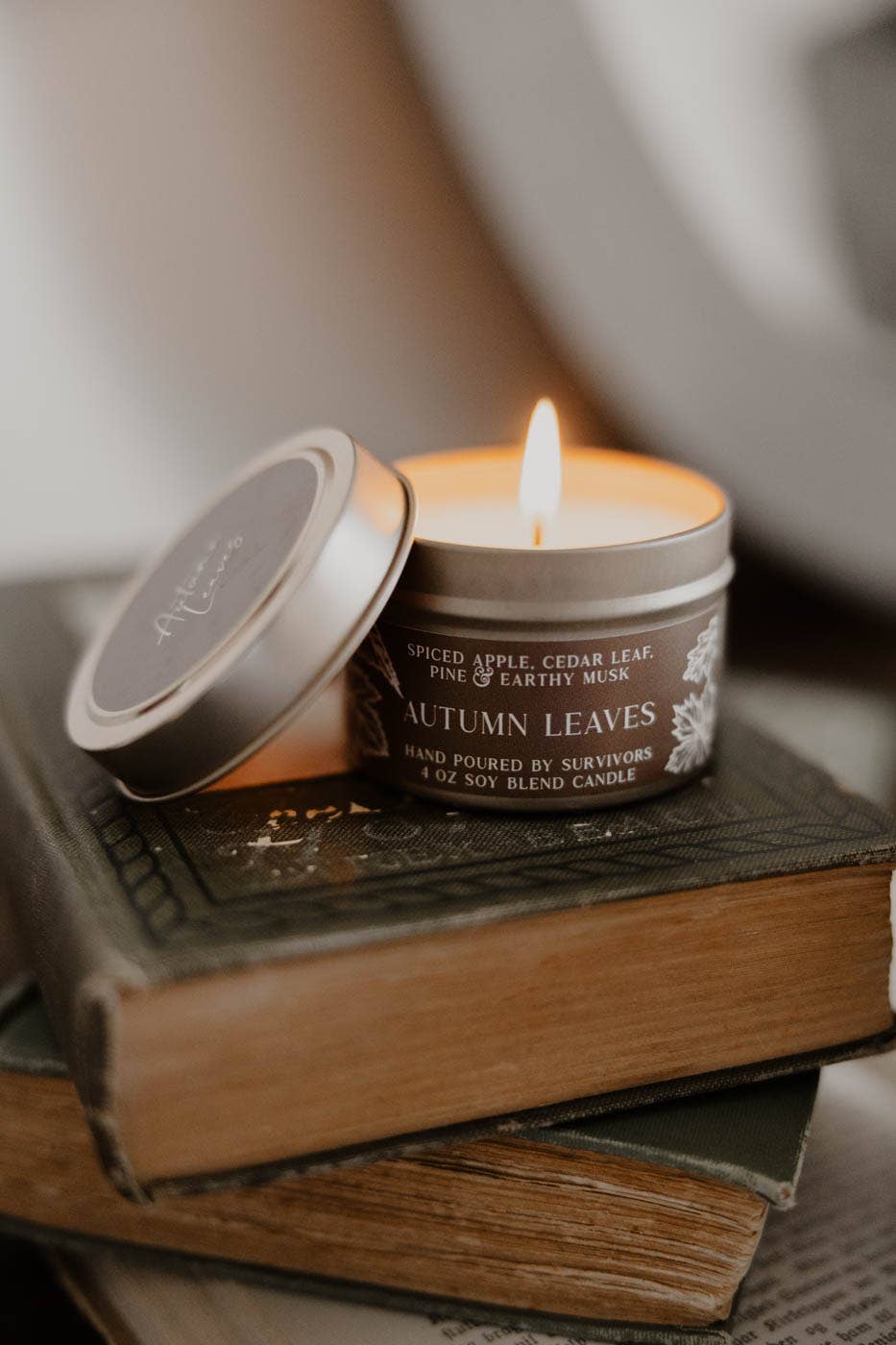 Freedom Studios - Wholesale Travel Candles - Autumn Leaves 4 oz Candle1