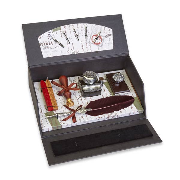 Freund Mayer & Co. - Wholesale Pen - Ultimate Desk Writing Set with Quill Pen & Accessories1