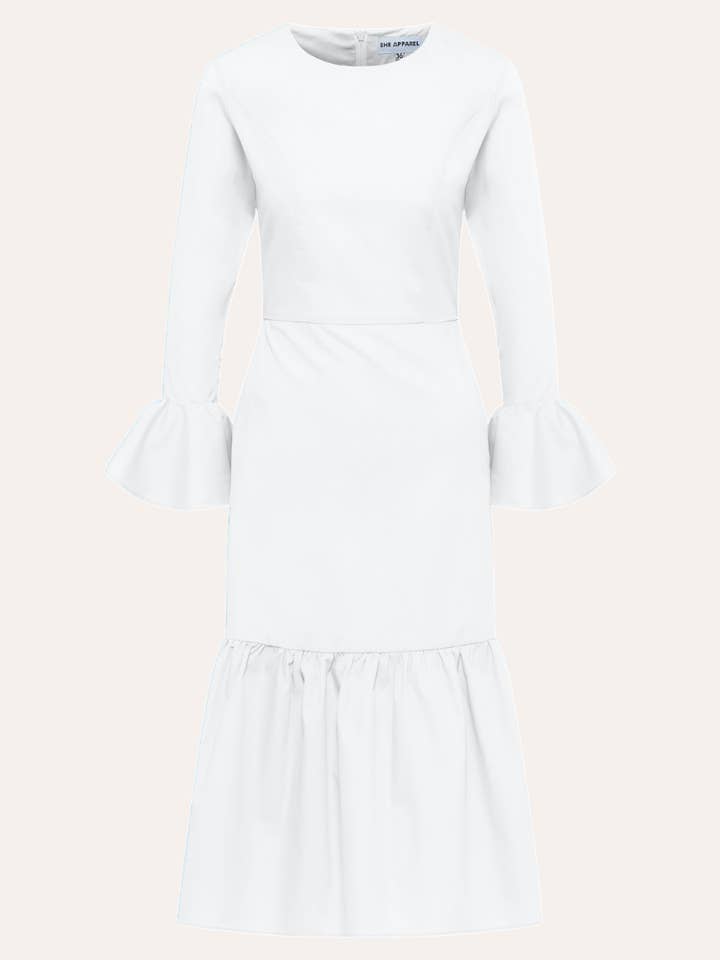 EHE Apparel - Wholesale Dress - Women's - Audrey cotton mix dress13