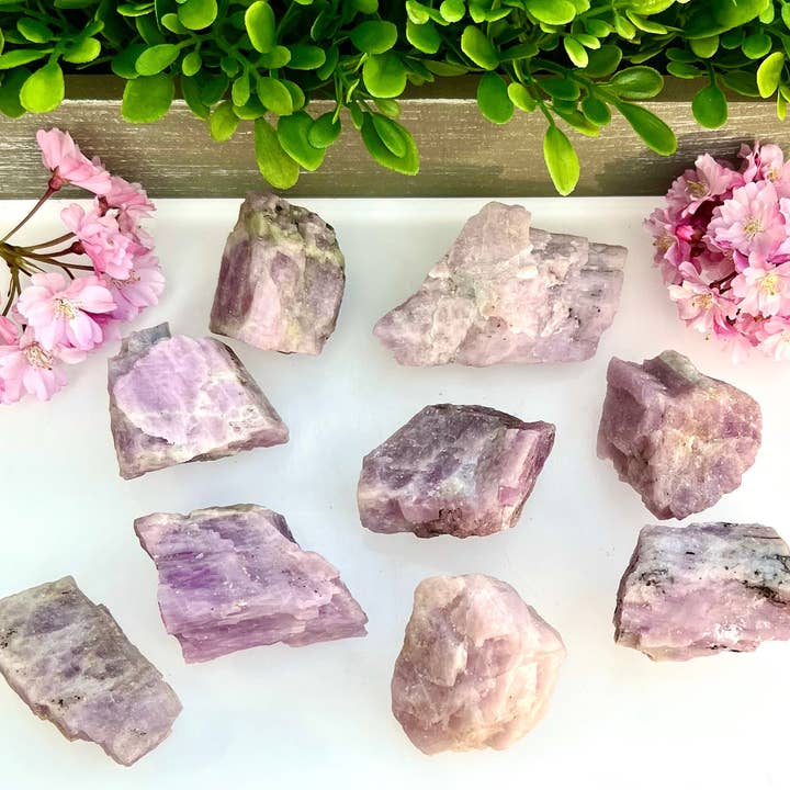 KayleeNYC - Wholesale Spiritual Stone/Crystal - Wholesale Lot 2 lb Natural Kunzite Crystal Raw Nice Quality1