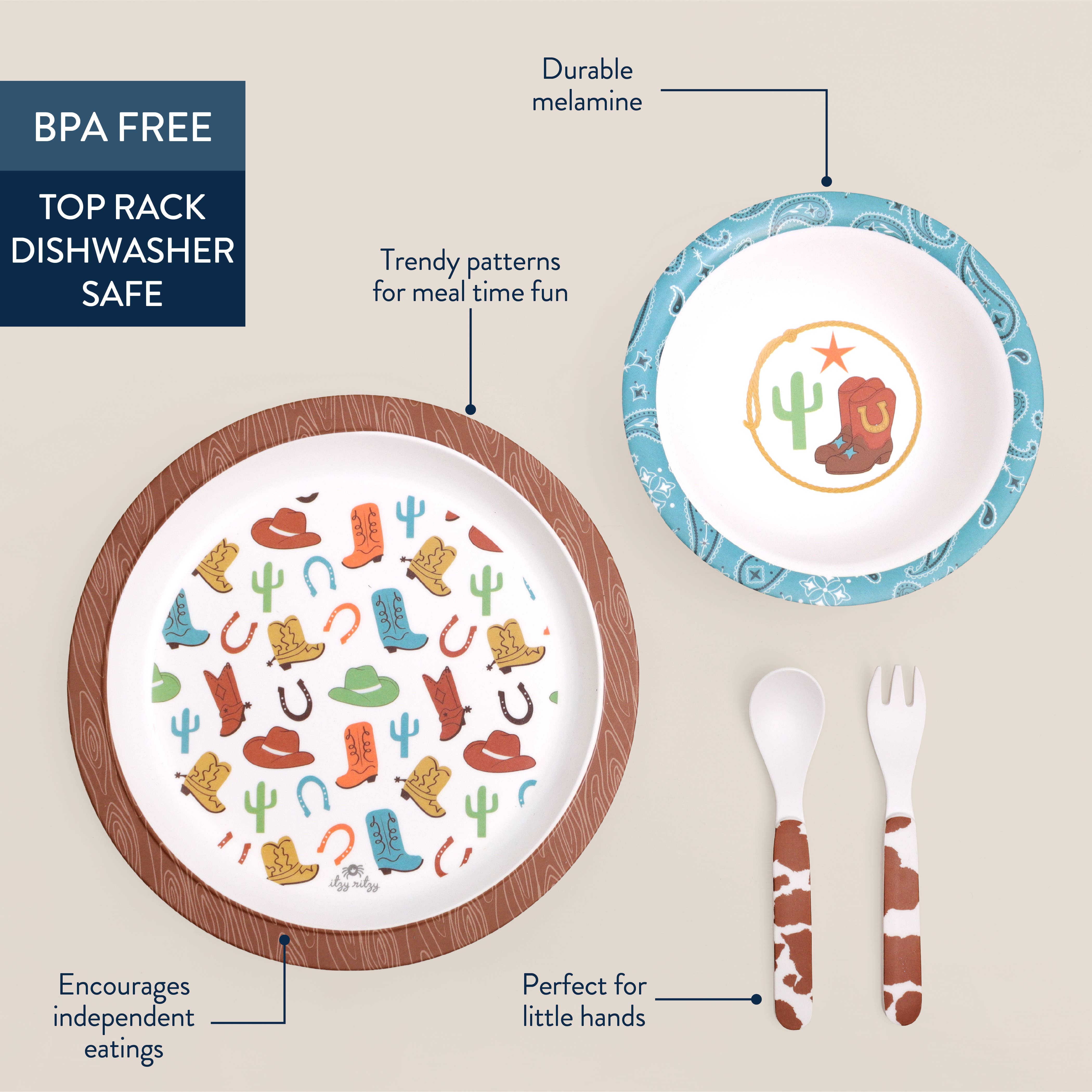 Itzy Ritzy - Wholesale Dinnerware Set - Kids & Baby - *NEW* Itzy Bistro™ - 4 piece dining set20